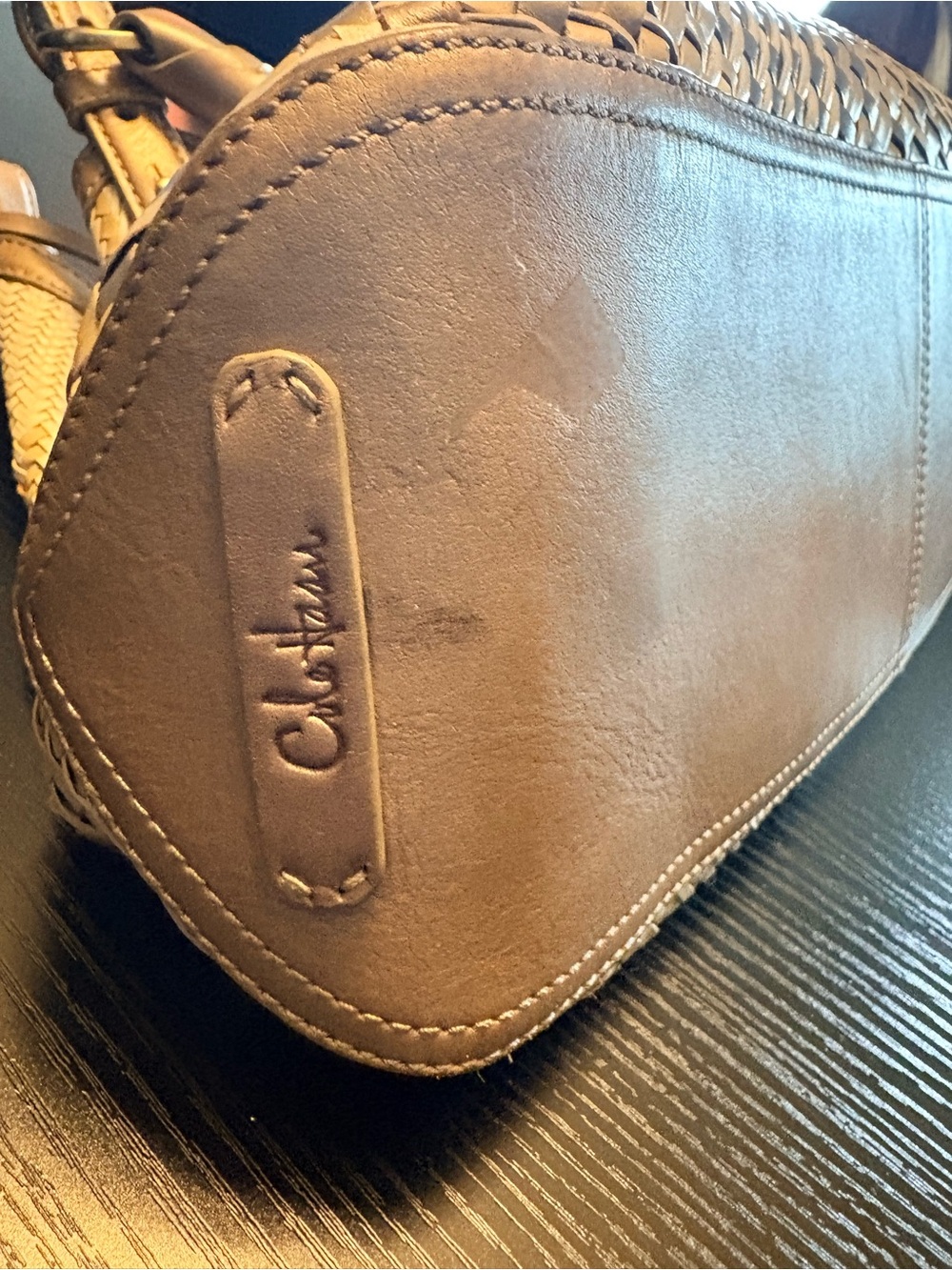 Cole Haan Woven Ombre Shoulder Bag with Dust Cover - Picture 7 of 15